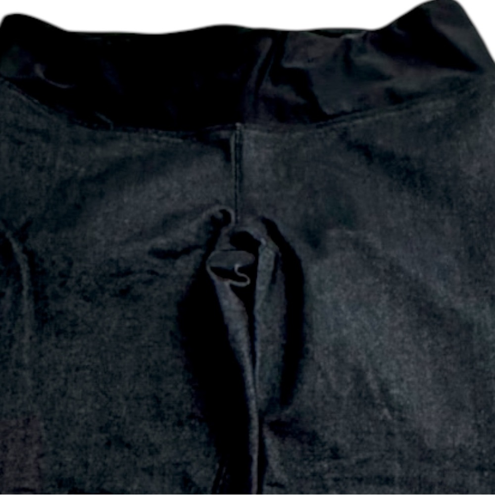 MPG Black Leggings Womens Large Stretch Yoga Gym Athleisure Mid Rise Active